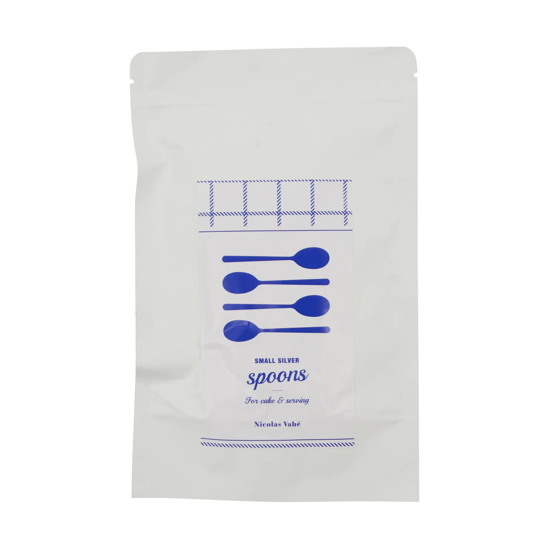 Nicolas Vahé theelepel 4-pack, Antiek zilverkleurige afwerking Nicolas Vahé