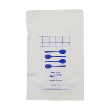 Nicolas Vahé theelepel 4-pack - Antiek zilverkleurige afwerking - Nicolas Vahé