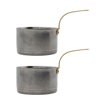 Presentation mini-pan Ø10 cm 2-pack - Silverfinish - Nicolas Vahé