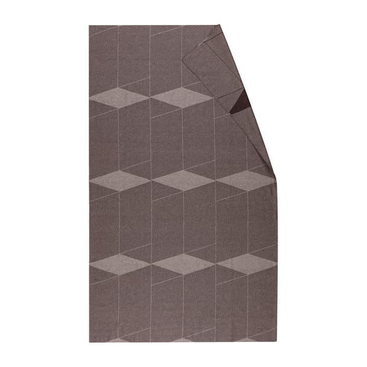 Geometric tafelkleed 147x250 cm, Bruin-wit NJRD
