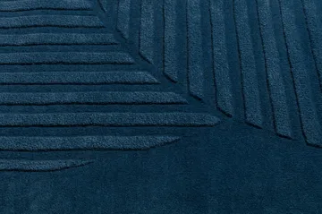 Levels Circles wollen vloerkleed - Blauw, 170x240 cm - NJRD