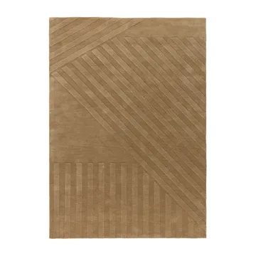 Levels Stripes wollen vloerkleed - Beige, 200x300 cm - NJRD