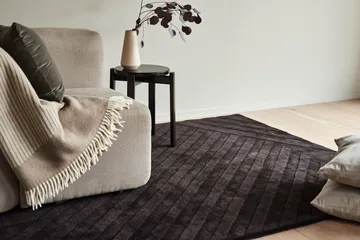 Levels Stripes wollen vloerkleed - Bruin, 170x240 cm - NJRD