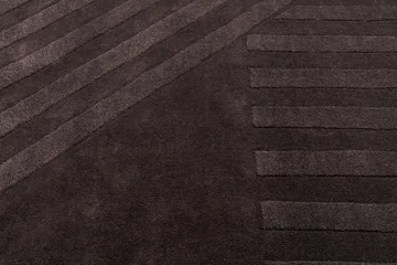 Levels Stripes wollen vloerkleed - Bruin, 200x300 cm - NJRD