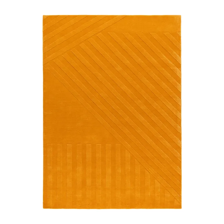 Levels Stripes wollen vloerkleed - Geel, 200x300 cm - NJRD
