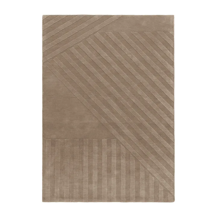 Levels Stripes wollen vloerkleed - Mol, 170x240 cm - NJRD