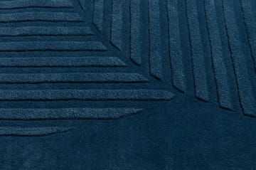 Levels wollen vloerkleed circles blauw - 200x300 cm - NJRD