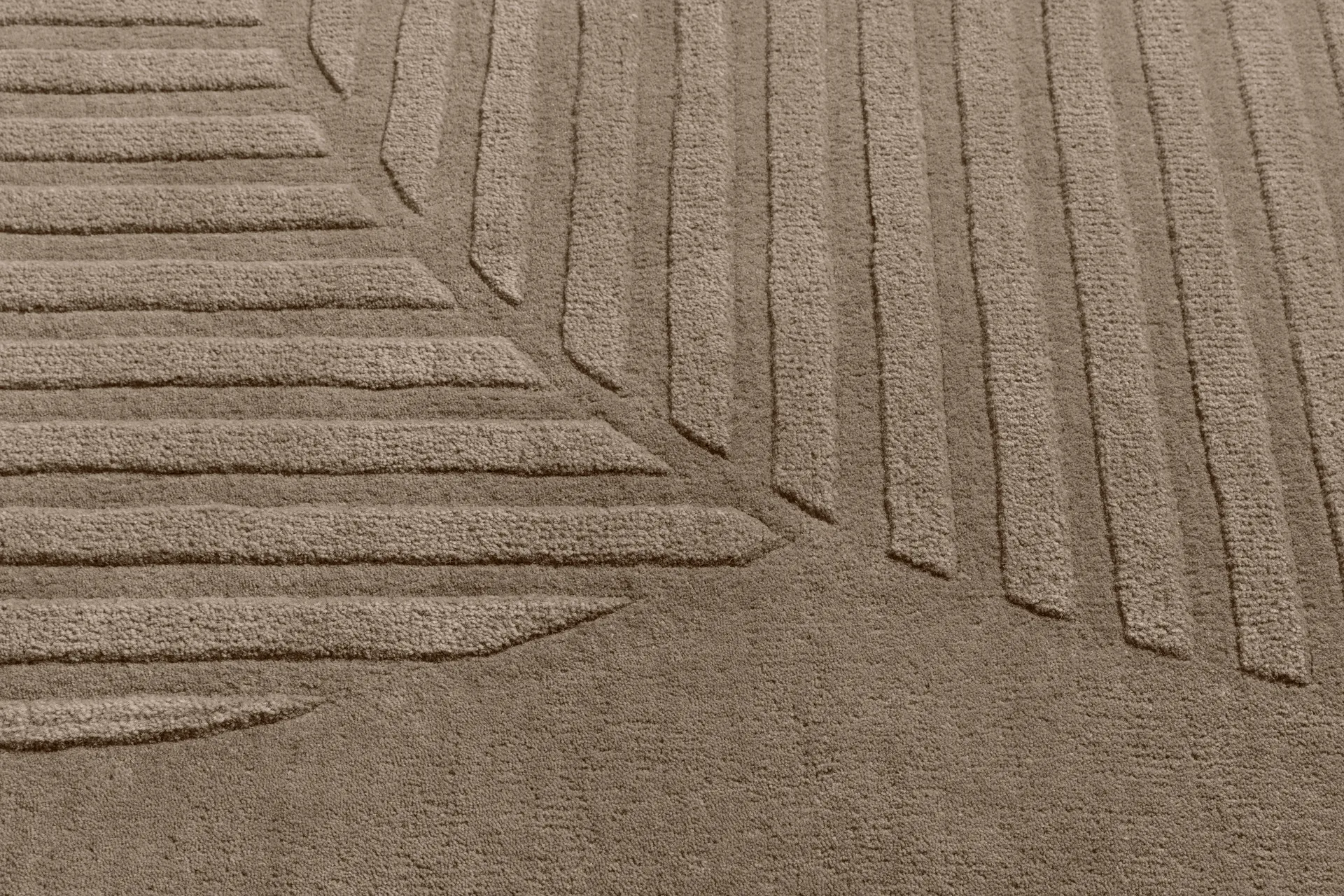 Levels wollen vloerkleed circles mole, 200x300 cm NJRD