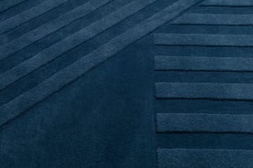 Levels wollen vloerkleed stripes blauw - 170x240 cm - NJRD
