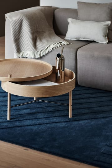 Levels wollen vloerkleed stripes blauw - 170x240 cm - NJRD