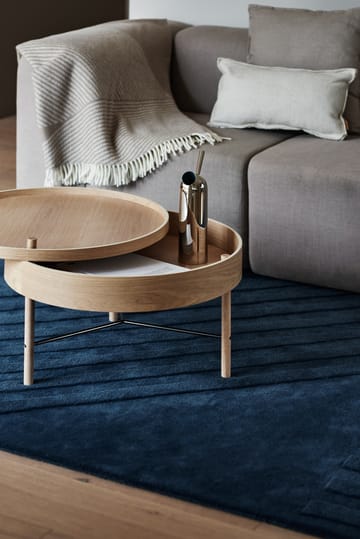 Levels wollen vloerkleed stripes blauw - 200x300 cm - NJRD