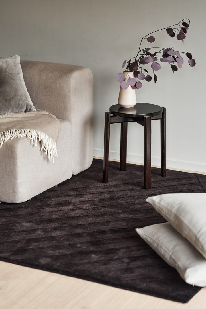 Levels wollen vloerkleed stripes bruin, 170x240 cm NJRD