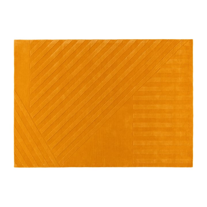 Levels wollen vloerkleed stripes geel - 170x240 cm - NJRD