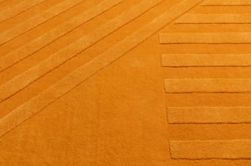 Levels wollen vloerkleed stripes geel - 170x240 cm - NJRD
