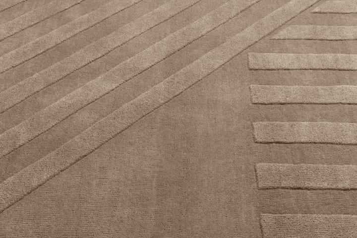 Levels wollen vloerkleed stripes grijs - 170x240 cm - NJRD