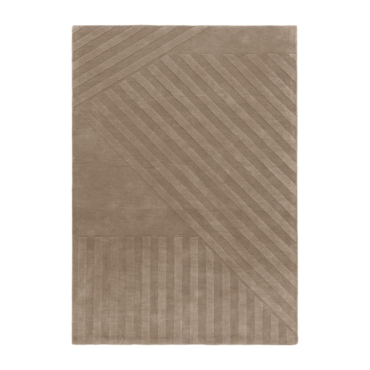 Levels wollen vloerkleed stripes grijs - 170x240 cm - NJRD