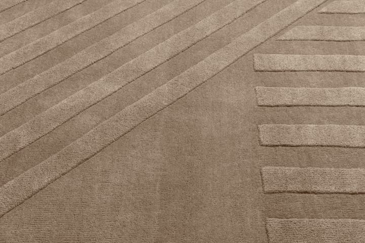 Levels wollen vloerkleed stripes grijs, 200x300 cm NJRD