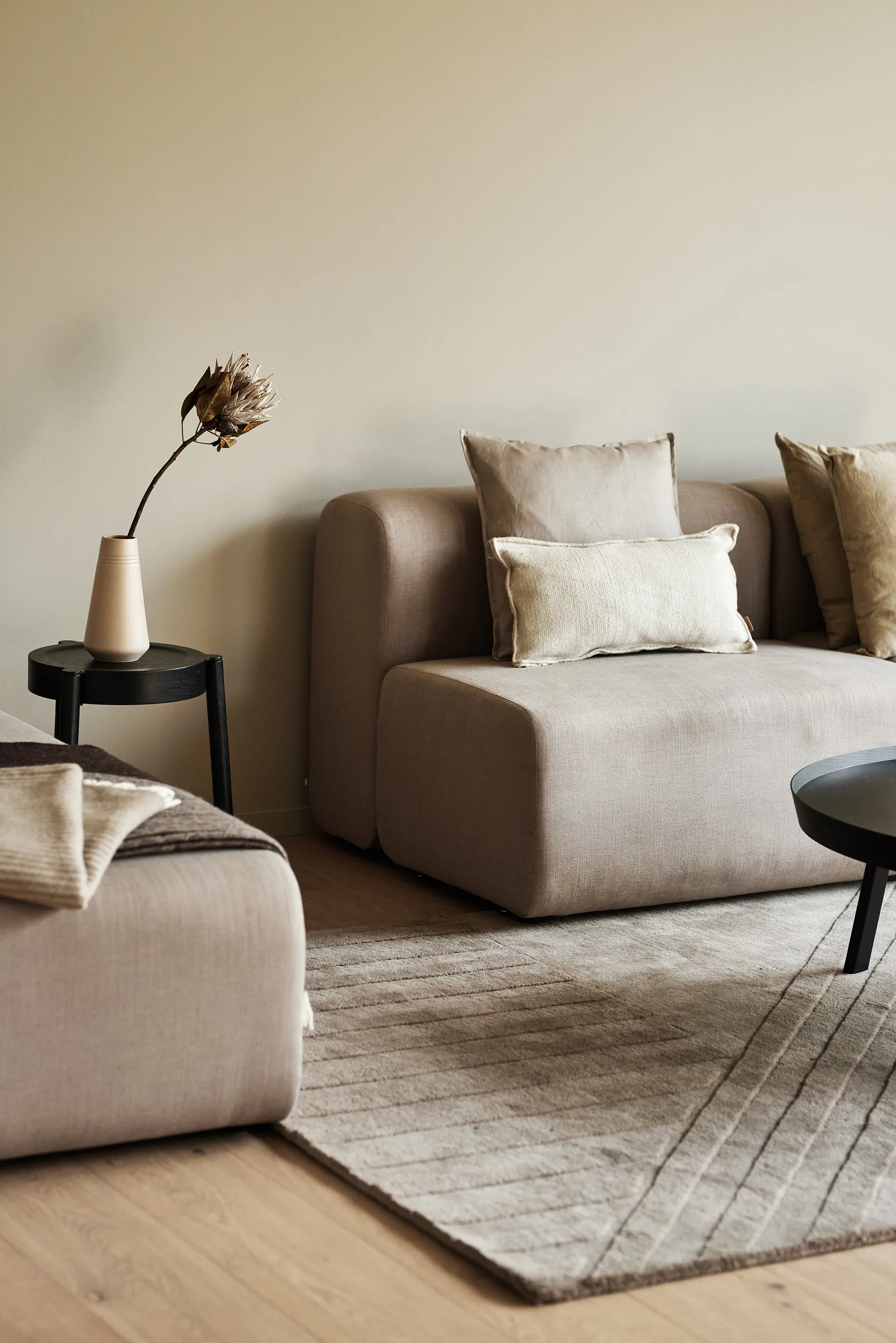 Levels wollen vloerkleed stripes mol, 170x240 cm NJRD