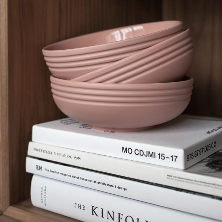 Lines kom Ø16 cm 6-pack, roze NJRD