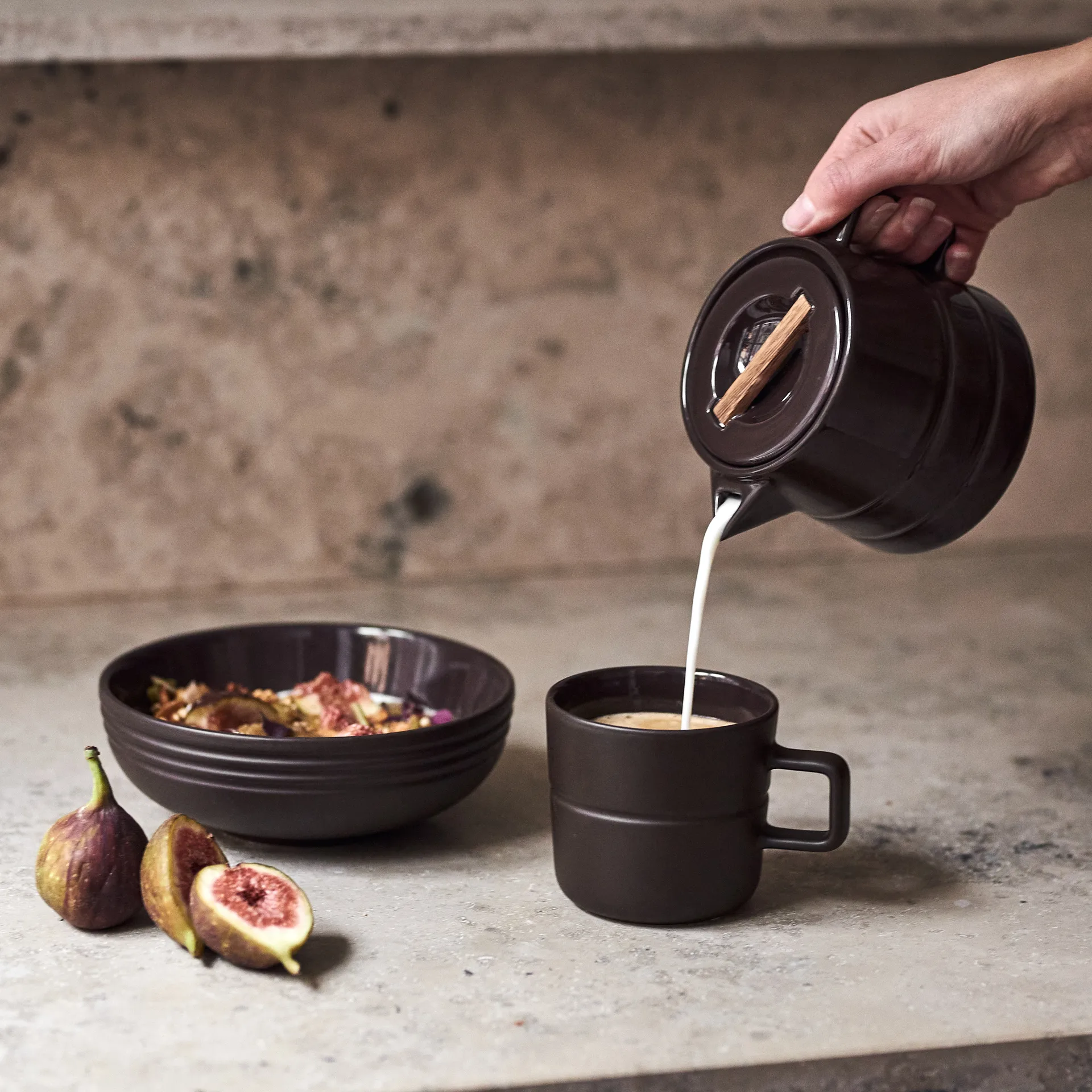 Lines melkkan 50 cl, bruin NJRD