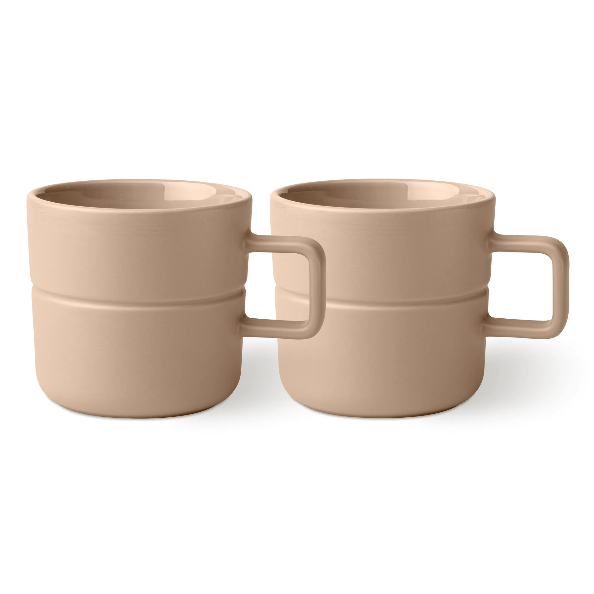 Lines mok 50 cl 2-pack, beige NJRD