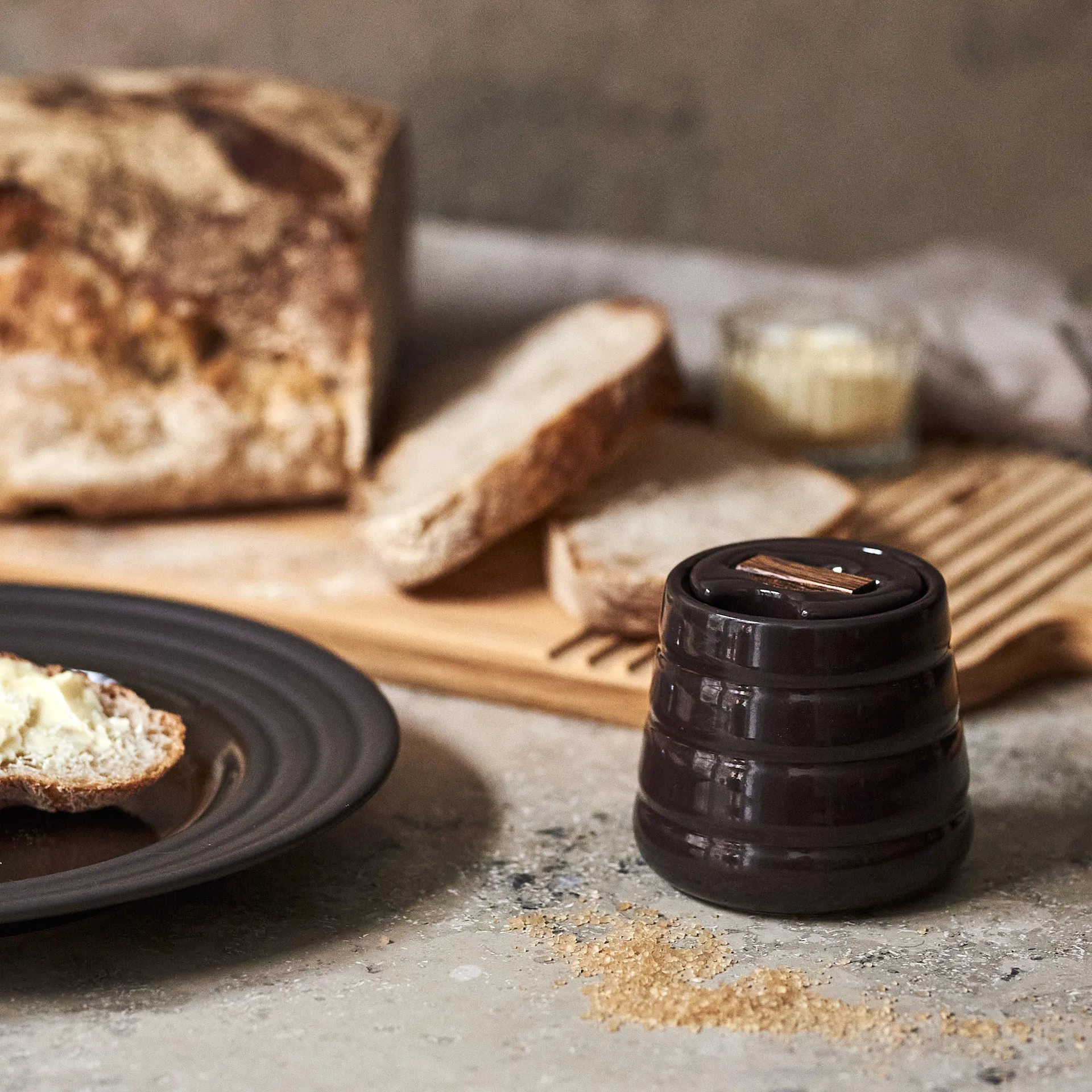 Lines suikerpot, bruin NJRD