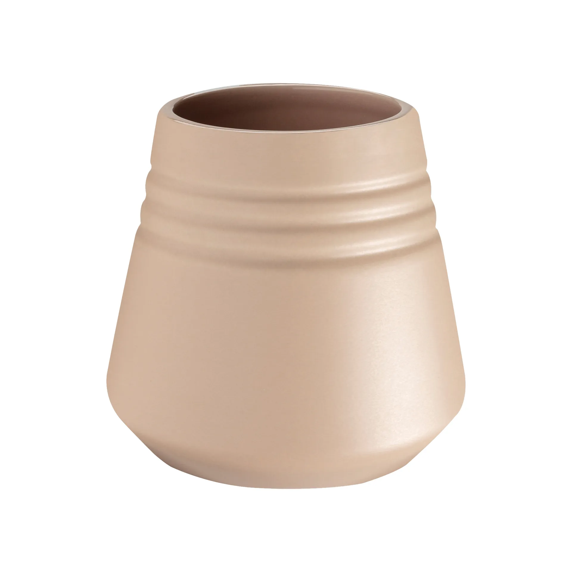 Lines vaas 8 cm, Beige NJRD