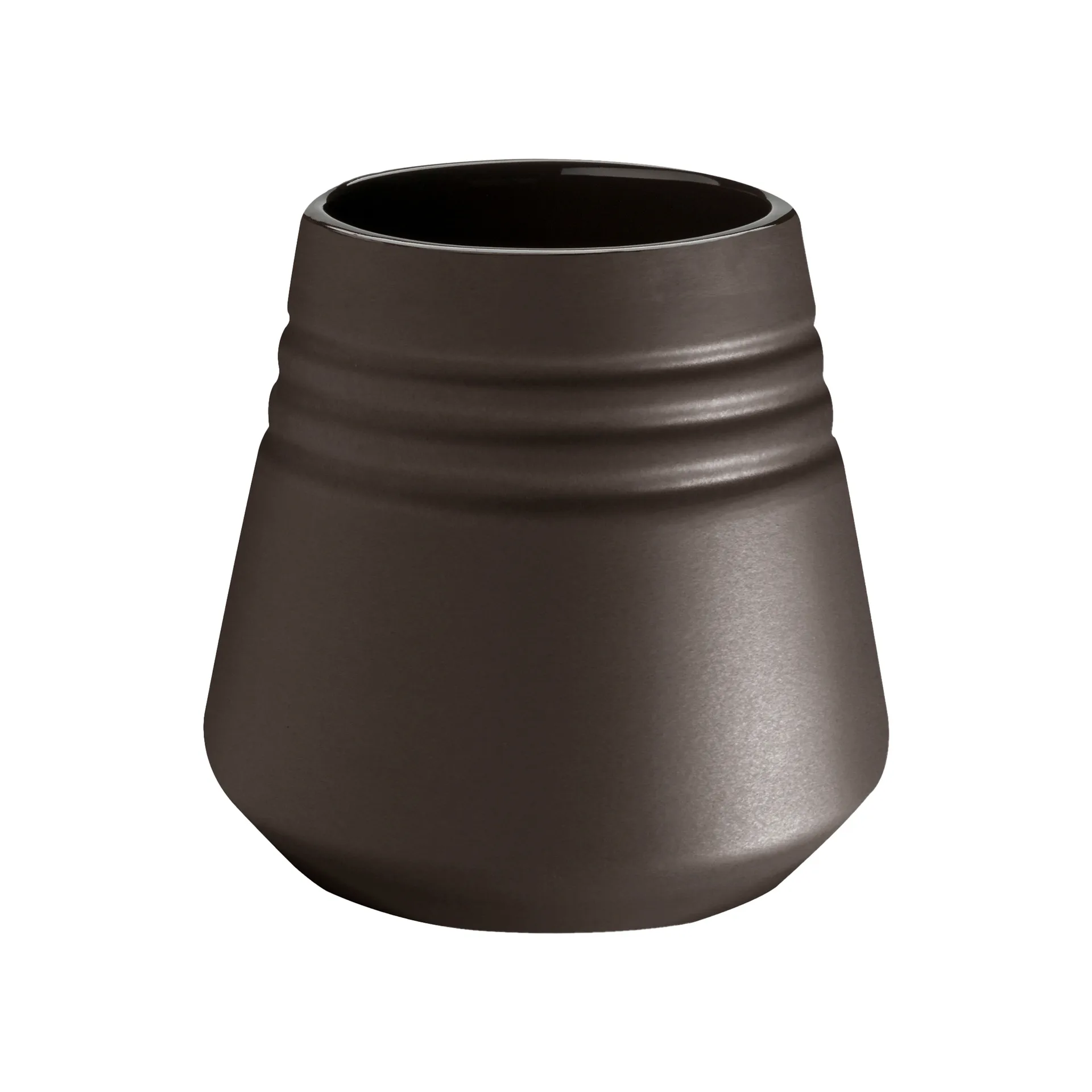 Lines vaas 8 cm, Bruin NJRD