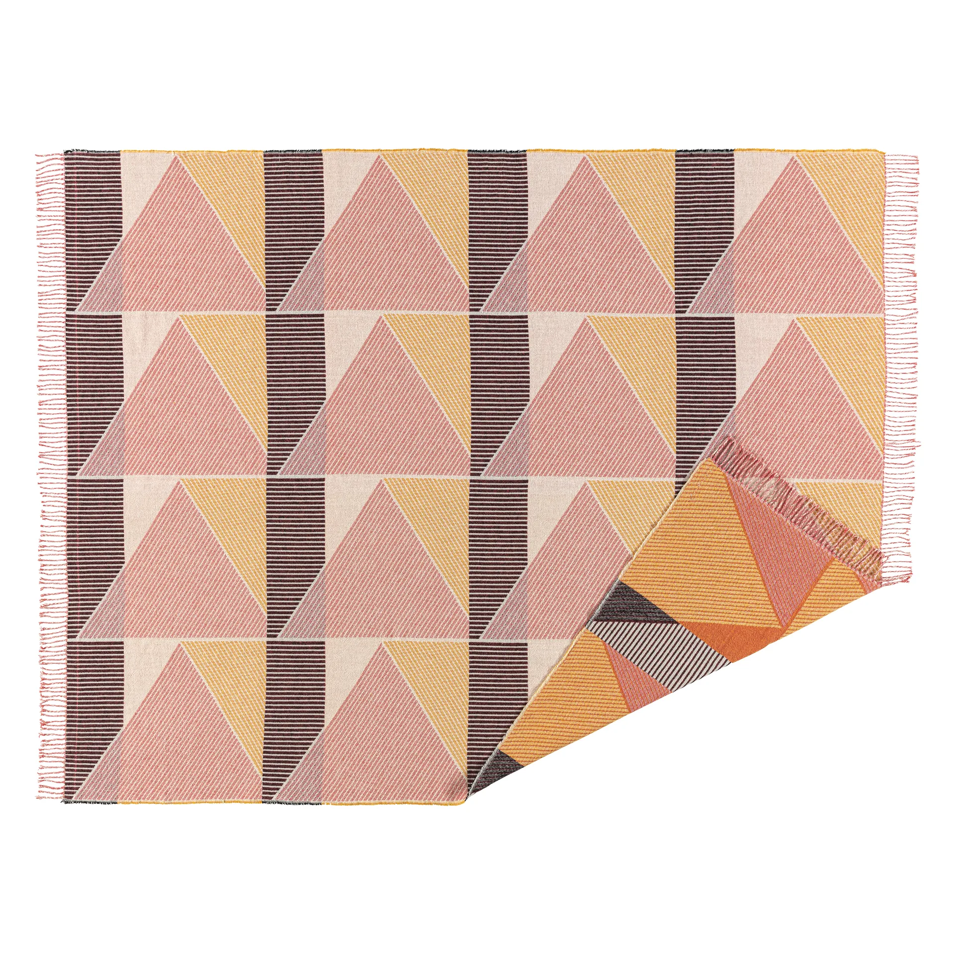 Metric focus No. 1 katoenen plaid, roze NJRD