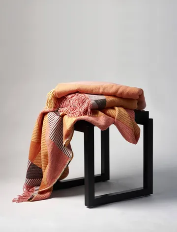 Metric focus No. 1 katoenen plaid - roze - NJRD