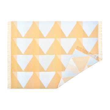 Metric focus No. 2 katoenen plaid 130x185 cm - Geel - NJRD