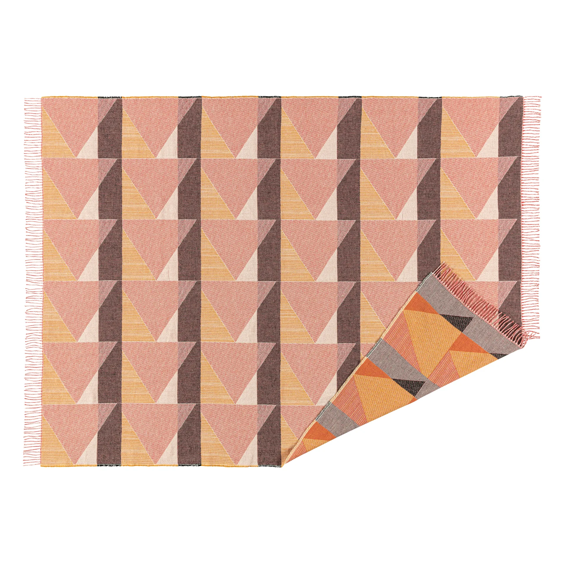 Metric katoenen plaid, roze NJRD