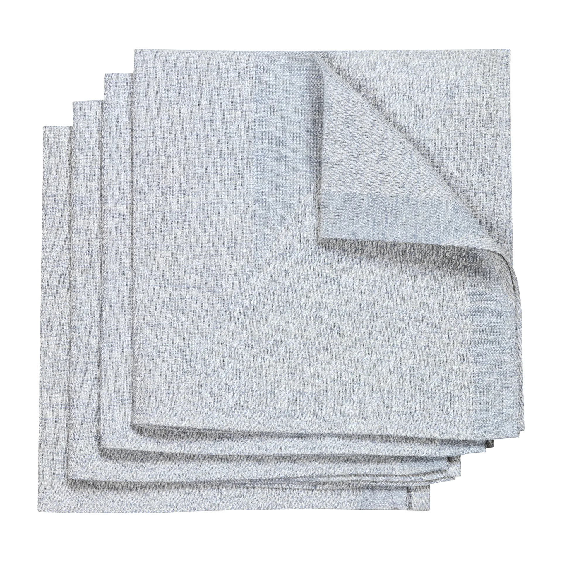Metric servet 47x47 cm 4-pack, Blauw-wit NJRD