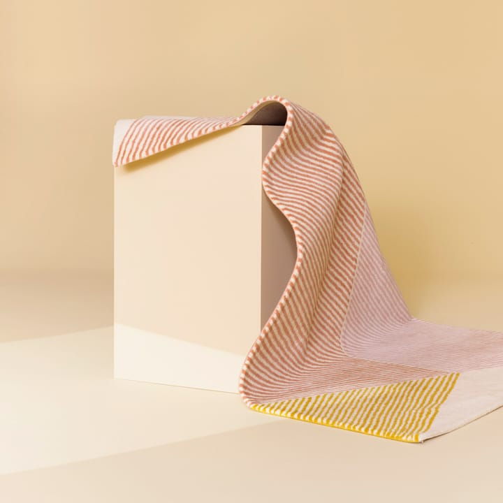 Rectangles wollen vloerkleed roze, 170 x 240 cm NJRD