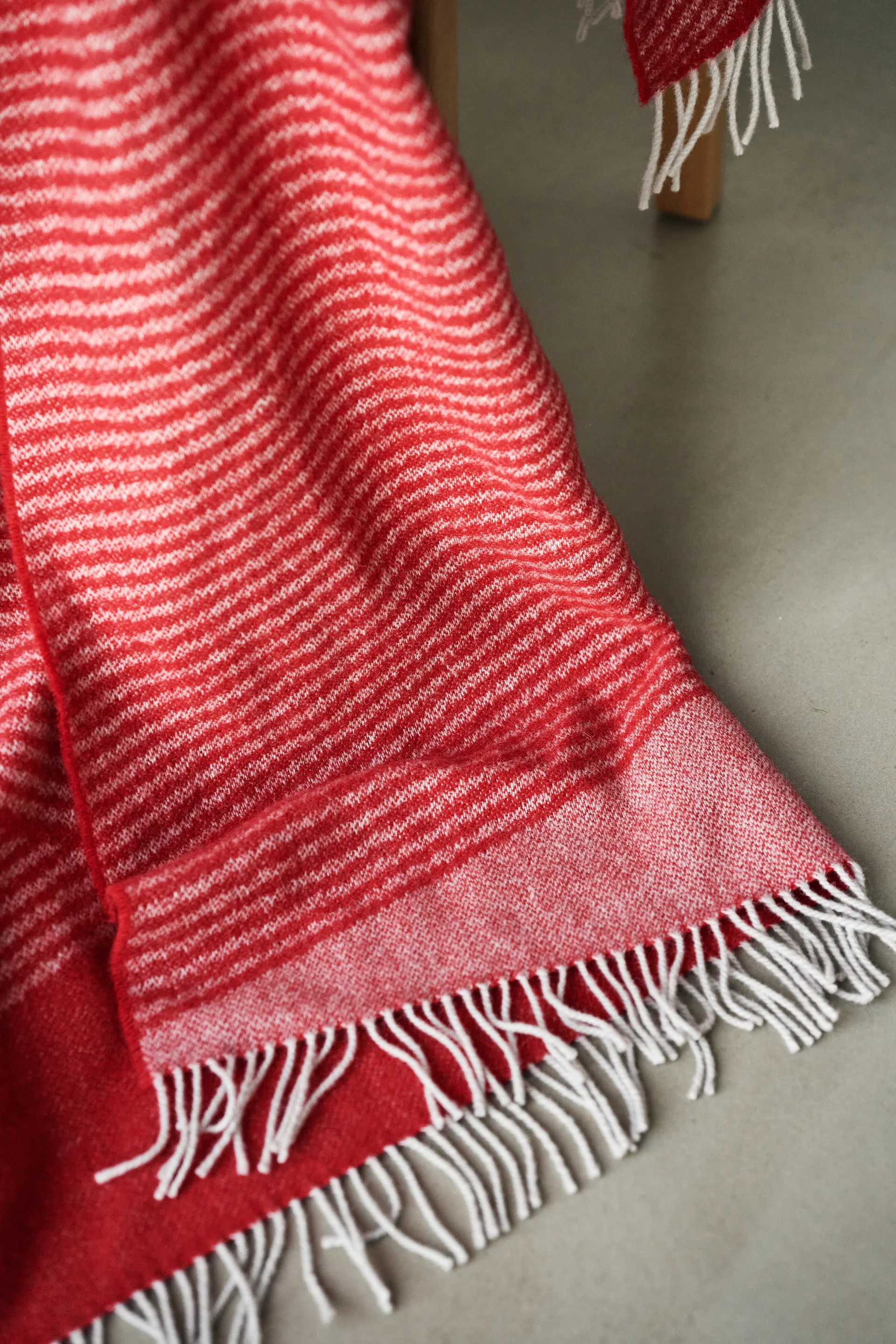Rectangles wollen vloerkleed seasonal edition 130x185 cm, Rood NJRD