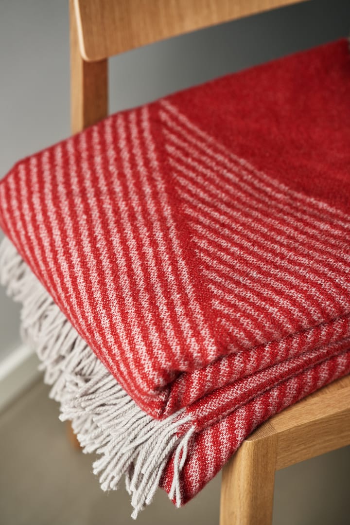 Rectangles wollen vloerkleed seasonal edition 130x185 cm, Rood NJRD