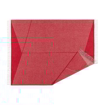 Rectangles wollen vloerkleed seasonal edition 130x185 cm - Rood - NJRD