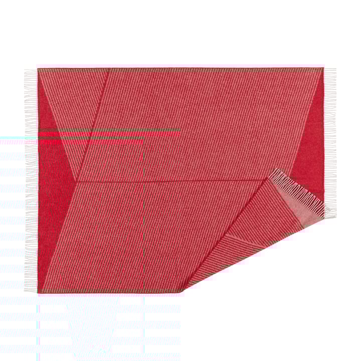 Rectangles wollen vloerkleed seasonal edition 130x185 cm, Rood NJRD