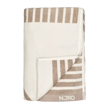 Stripes badhanddoek 100x150 cm - Beige - NJRD