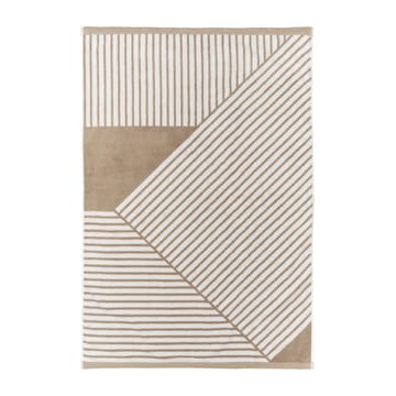 Stripes badhanddoek 100x150 cm - Beige - NJRD