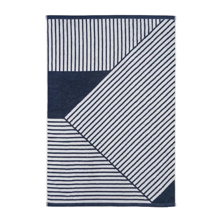 Stripes badhanddoek 100x150 cm - Blauw - NJRD