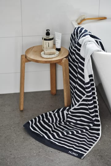 Stripes badhanddoek 100x150 cm - Blauw - NJRD