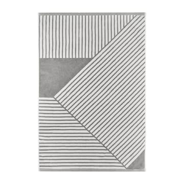 Stripes badhanddoek 100x150 cm - Grijs - NJRD