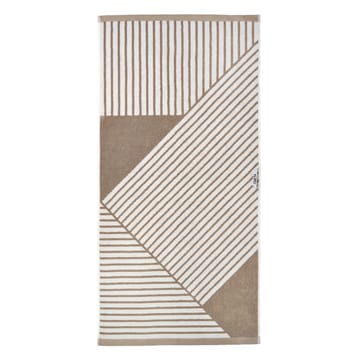 Stripes badhanddoek 70 x 140 cm - Beige - NJRD