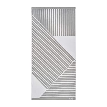 Stripes badhanddoek 70 x 140 cm - Grijs - NJRD