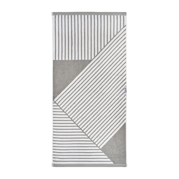 Stripes badhanddoek 70 x 140 cm - Grijs - NJRD