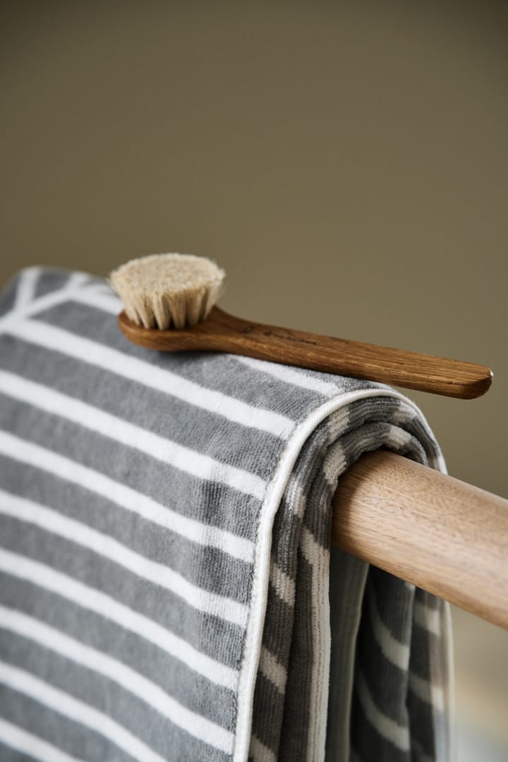 Stripes badhanddoek 70 x 140 cm, Grijs NJRD