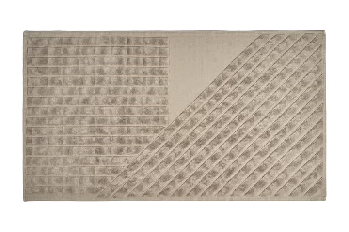 Stripes badmat 50x90 cm - Beige - NJRD