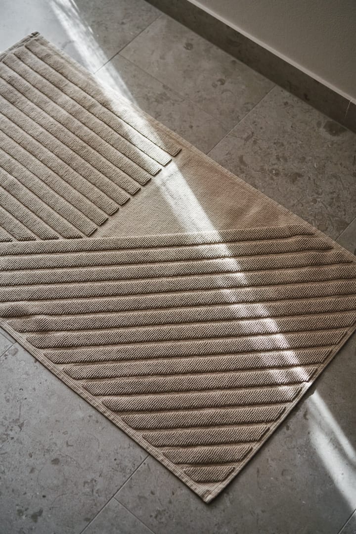 Stripes badmat 50x90 cm, Beige NJRD