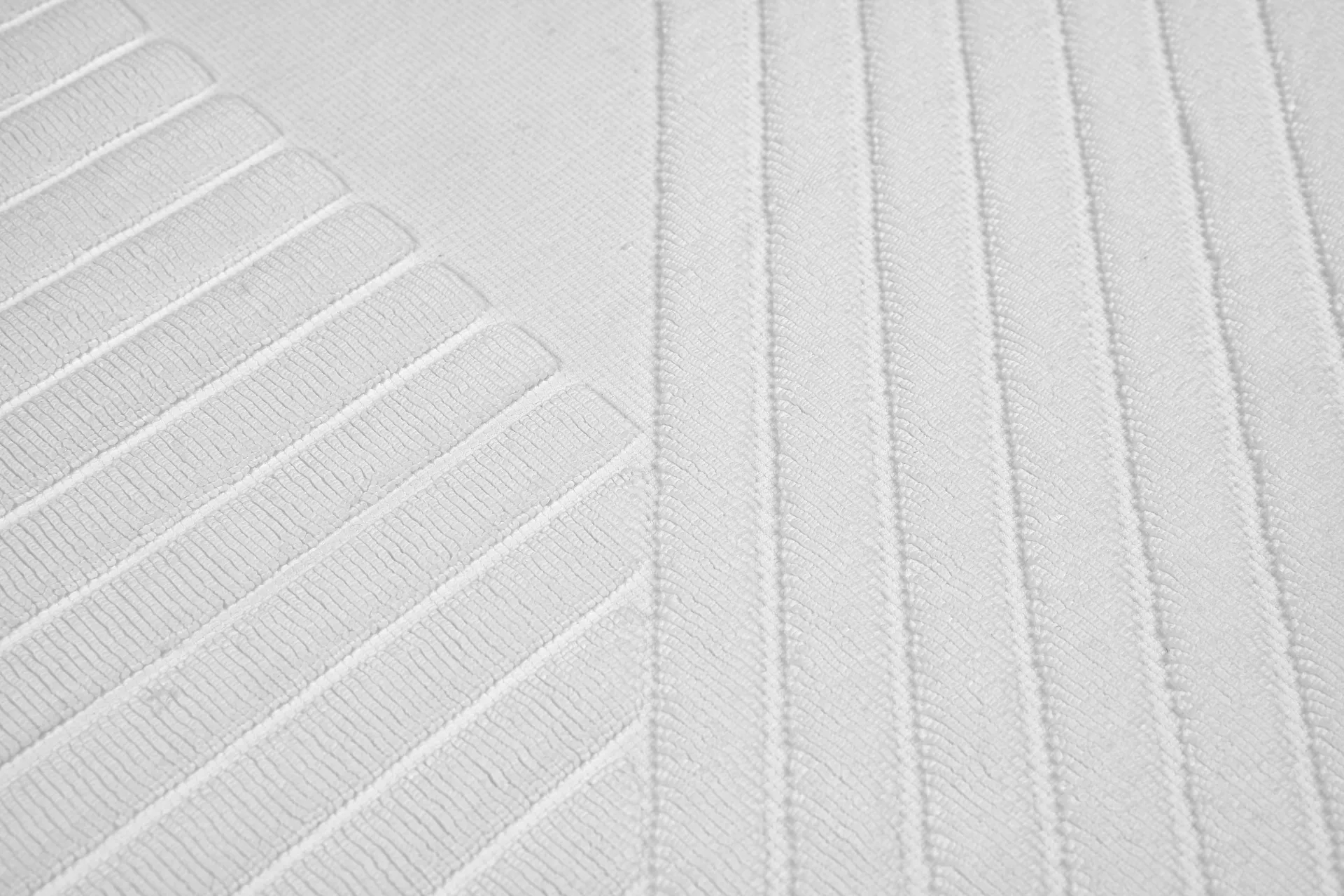 Stripes badmat 50x90 cm, Wit NJRD